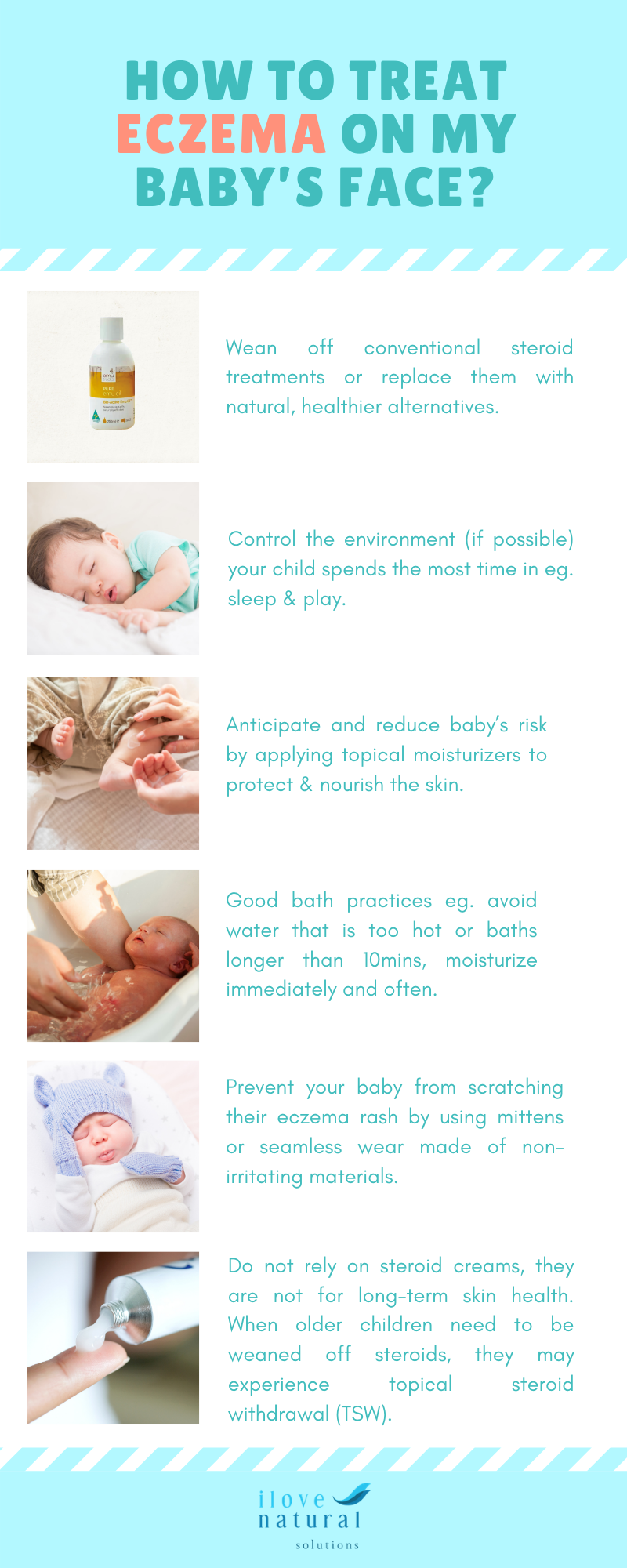 How To Treat Eczema on Baby's Face | ilovenatural.store